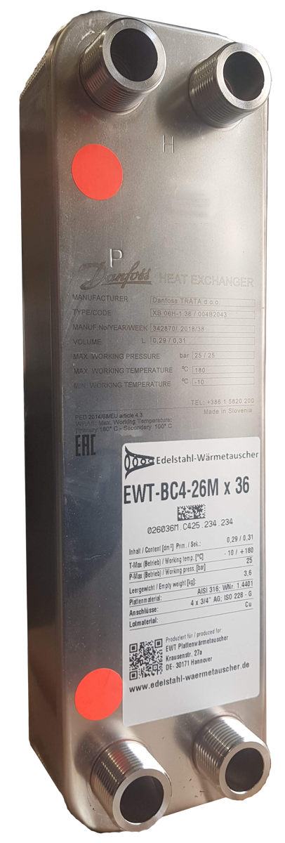 VEVOR EATB12 Plattenwärmetauscher Plattenwärmetauscher 40 Wärmetauscher 40  Plattenwärmetauscher Edelstahl 316 l Wärmetauscher Heizung Golden :  : Baumarkt